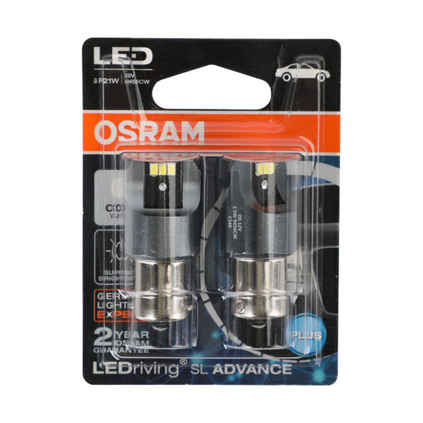 2x For OSRAM 9456CW Car Auxiliary Bulbs LED P21W 12V2.5W BA15s 2x For OSRAM 9456CW Car Auxiliary Bulbs LED P21W 12V2.5W BA15s