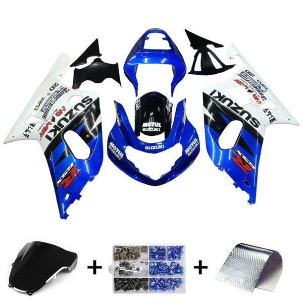 Injection Fairing Kit Bodywork Plastic ABS fit For Suzuki GSXR750 2001-2003 #10 Injection Fairing Kit Bodywork Plastic ABS fit For Suzuki GSXR750 2001-2003 #10