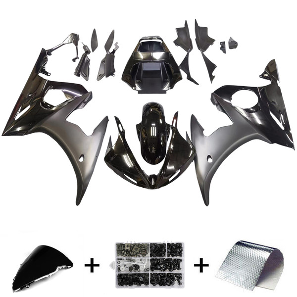 2003-2004/2006-2009 Yamaha YZF 600 R6S Amotopart Injection Fairing Kit Bodywork Plastic ABS #4