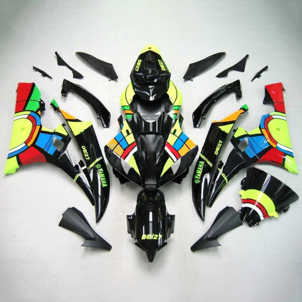 Injection Fairing Kit Bodywork Plastic ABS fit For Yamaha YZF 600 R6 2006-2007 #128 Injection Fairing Kit Bodywork Plastic ABS fit For Yamaha YZF 600 R6 2006-2007 #128