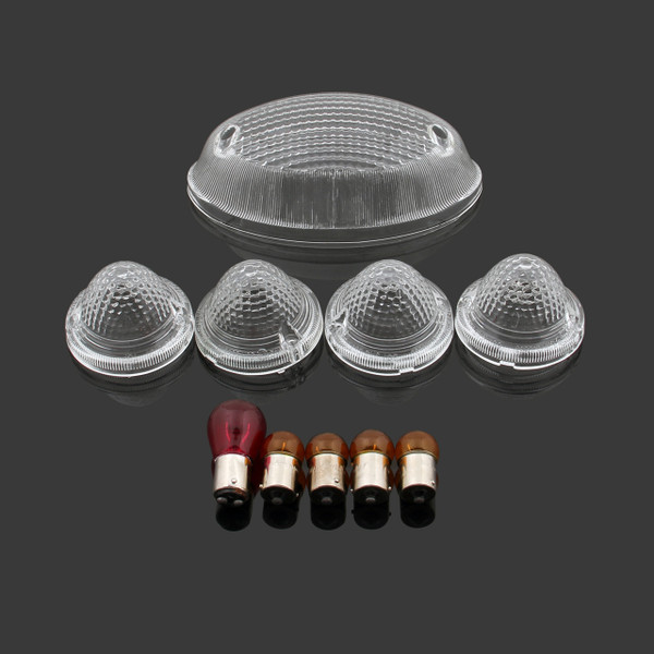 TailLight Turn Signals Indicators Lens Bulbs Set Triumph Bonneville SE T100, Clear TailLight Turn Signals Indicators Lens Bulbs Set Triumph Bonneville SE T100, Clear