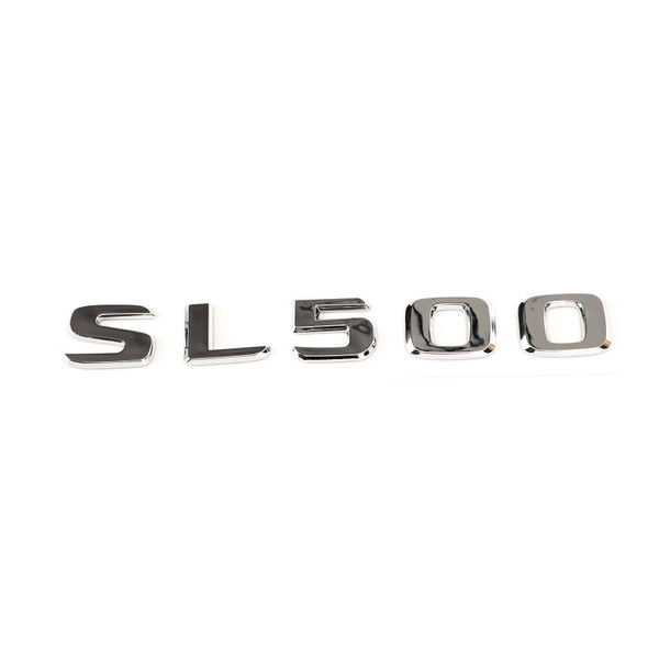 Trunk Rear Emblem Badge Chrome Letter Sl 500 For Mercedes R230 R231 Sl Sl500 Trunk Rear Emblem Badge Chrome Letter Sl 500 For Mercedes R230 R231 Sl Sl500