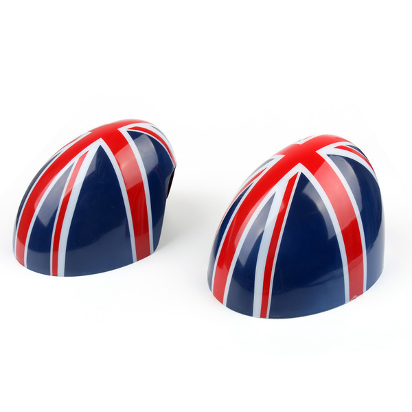 UK Flag Side Mirror Caps Set Covers for MINI Cooper Hardtop 2014 F55 & 2015 F56