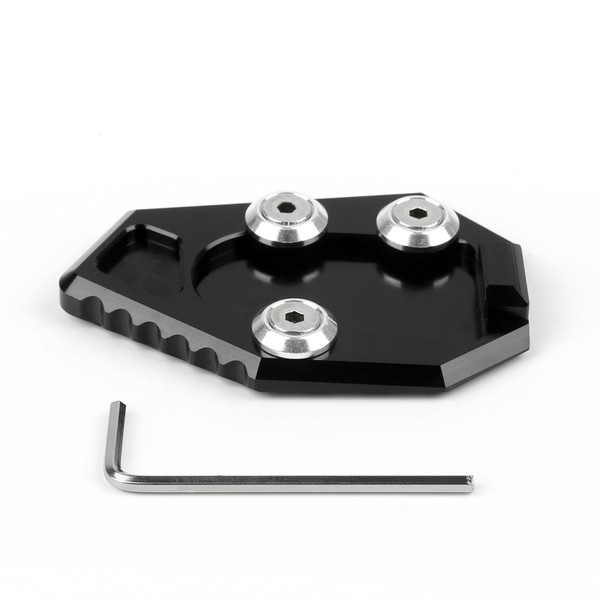 Side Stand Kickstand Plate Pad For Honda CB1000R 2008-2014 Black