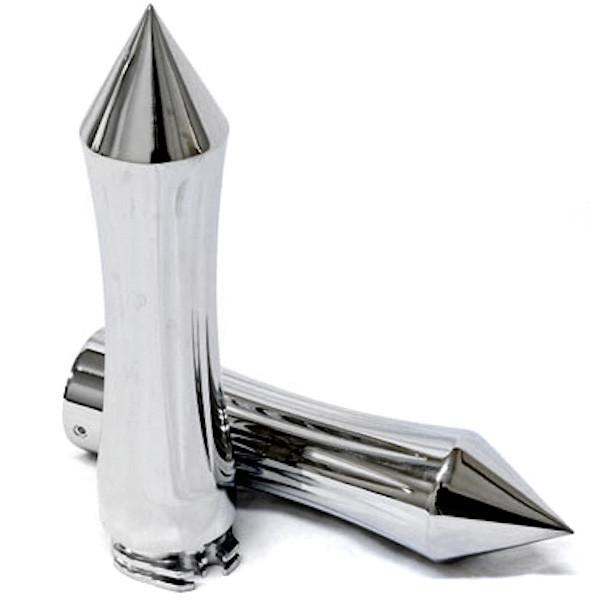 Grips Honda Magna, Shadow 600/750/1100, Spirit 750, VTX1800, Chrome Spike Grips Honda Magna, Shadow 600/750/1100, Spirit 750, VTX1800, Chrome Spike