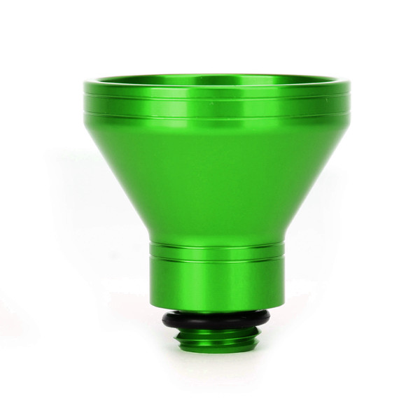 Green Aluminum Oil Filler Funnel 20mm Universal Oil Catch Drain Motorcycle
