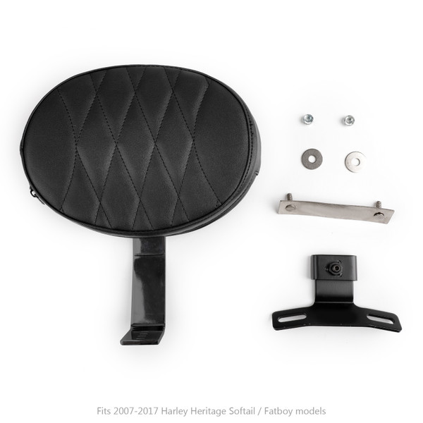 For Driver Seat Rider Backrest Back Rest Fatboy Heritage Softail 07-17 B For Driver Seat Rider Backrest Back Rest Fatboy Heritage Softail 07-17 B