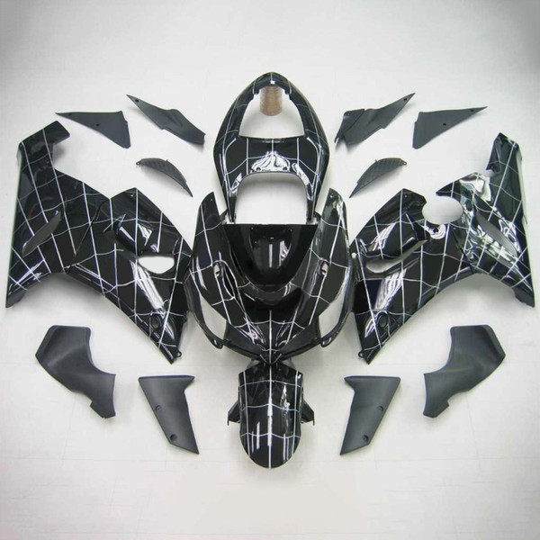 Injection Fairing Kit Bodywork Plastic ABS fit For Kawasaki ZX6R 636 2005-2006 #124