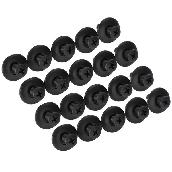20pcs Fairing Panel Bolt Clip 8mm Plastic Screw Rivets Clips Black For Honda 20pcs Fairing Panel Bolt Clip 8mm Plastic Screw Rivets Clips Black For Honda