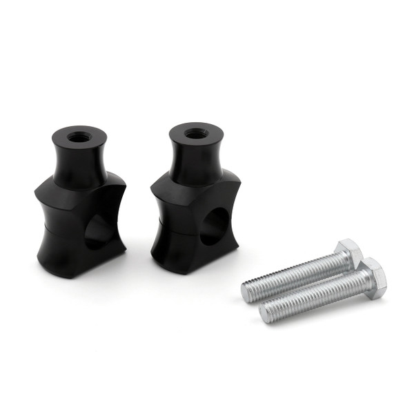 Handlebar Risers Clamp 7/8" 22MM Universal Black Handlebar Risers Clamp 7/8" 22MM Universal Black