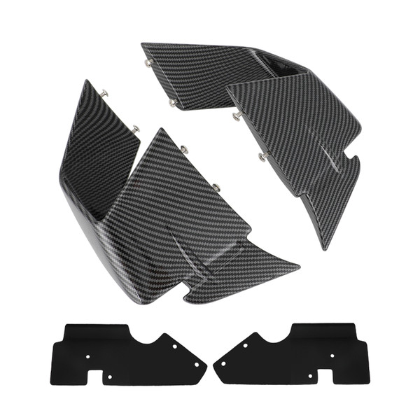Front Spoiler Wind Winglets Fairing fit for BMW S1000RR 2019-2022 Front Spoiler Wind Winglets Fairing fit for BMW S1000RR 2019-2022