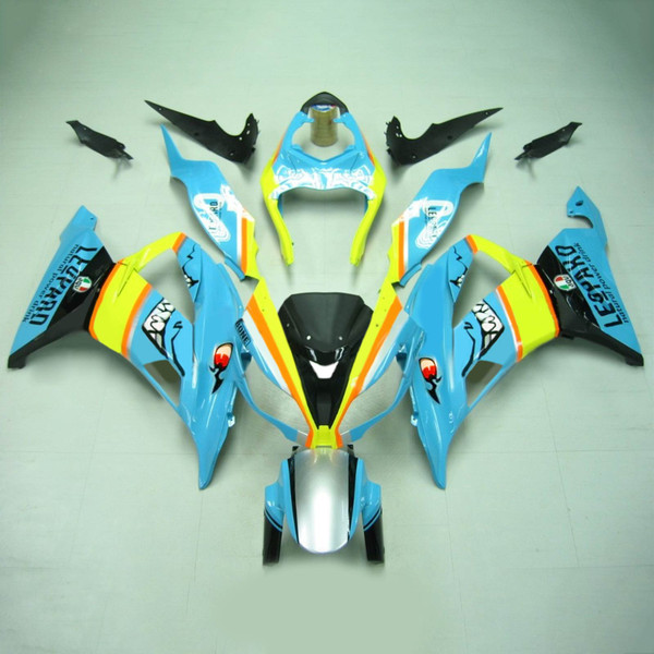 Injection Fairing Kit Bodywork Plastic ABS fit For Kawasaki ZX6R 636 2013-2018 105