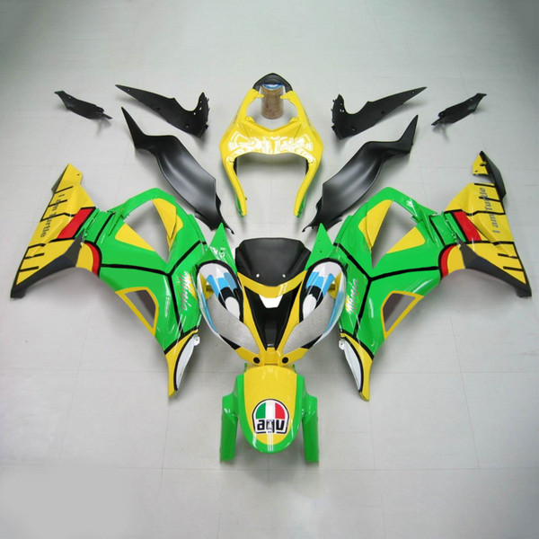 Injection Fairing Kit Bodywork Plastic ABS fit For Kawasaki ZX6R 636 2013-2018 106