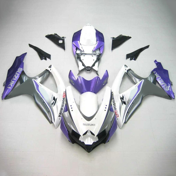 Injection Fairing Kit Bodywork Plastic ABS For Suzuki GSXR 600/750 2008-2010 K8 #121