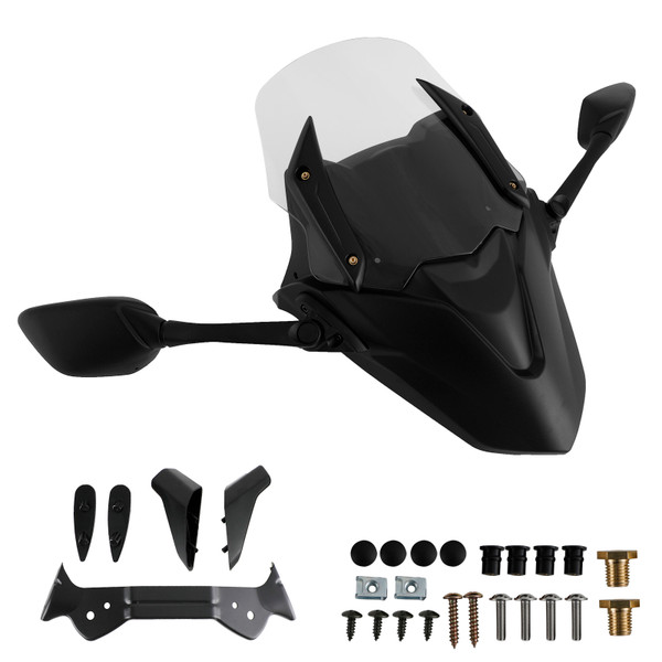 ABS Motorcycle Windshield WindScreen fit for Yamaha NMAX155 N-MAX 155 2021-2022 CLE ABS Motorcycle Windshield WindScreen fit for Yamaha NMAX155 N-MAX 155 2021-2022 CLE