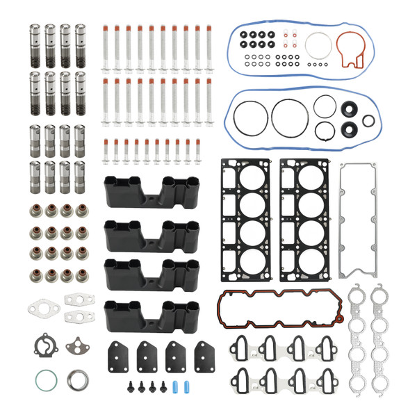 2005-2007 Buick Rainier 5.3L 5328CC 325CID V8 OHV 16 Valve AFM Lifter Replacement Kit Head Gasket Set Head Bolts Lifters Guides Generic