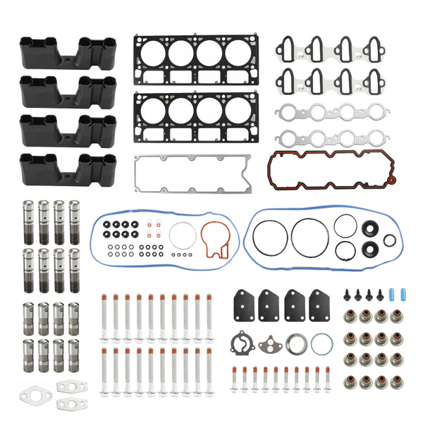 2005-2006 GMC Envoy XL 5.3L 5328CC 325CID V8 OHV 16 Valve AFM Lifter Replacement Kit Head Gasket Set Head Bolts Lifters Guides Generic