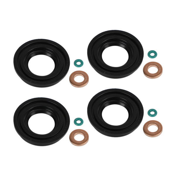 4PCS Injector Seals Fit Ford Transit MK3 MK6 MK7 2.0 2.2 2.4 TDCI TDDI 4PCS Injector Seals Fit Ford Transit MK3 MK6 MK7 2.0 2.2 2.4 TDCI TDDI