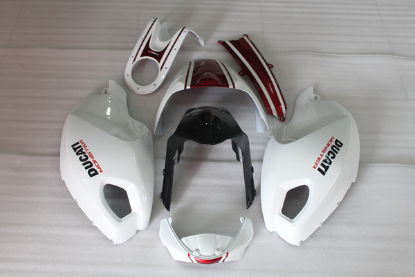 Injection Fairing Kit Bodywork For Ducati Monster 696 796 1100 S EVO all years #106