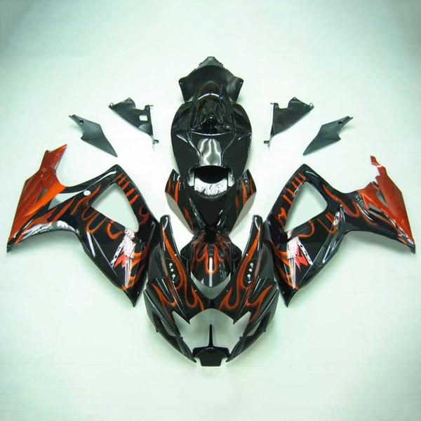 Injection Fairing Kit Bodywork Plastic ABS For Suzuki GSXR 600/750 2006-2007 K6 #123 Injection Fairing Kit Bodywork Plastic ABS For Suzuki GSXR 600/750 2006-2007 K6 #123