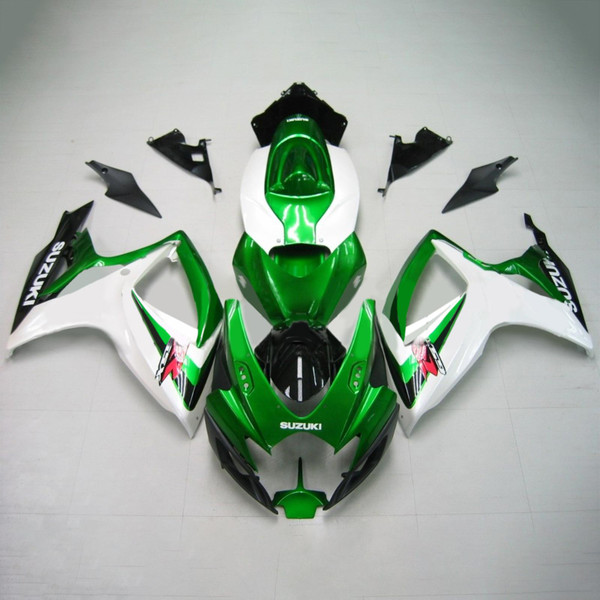 Injection Fairing Kit Bodywork Plastic ABS For Suzuki GSXR 600/750 2006-2007 K6 #128 Injection Fairing Kit Bodywork Plastic ABS For Suzuki GSXR 600/750 2006-2007 K6 #128