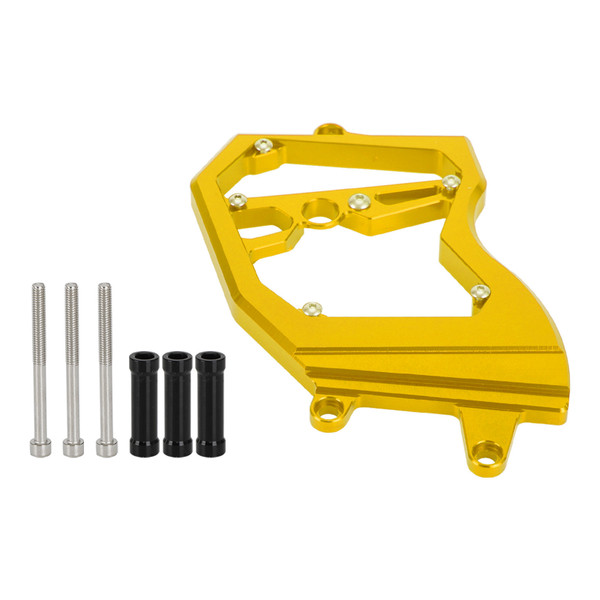 Front Sprocket Cover Chain Guard For KAWASAKI Ninja ZX-6R ZX6R 2009-2023 Gold Front Sprocket Cover Chain Guard For KAWASAKI Ninja ZX-6R ZX6R 2009-2023 Gold
