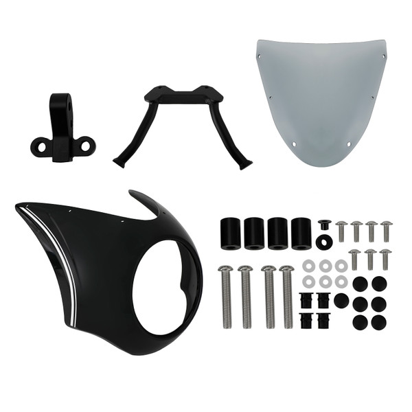 Headlight Windscreen Cover Windshield WindScreen fit for BMW R18 2020-2022 GRAW Headlight Windscreen Cover Windshield WindScreen fit for BMW R18 2020-2022 GRAW