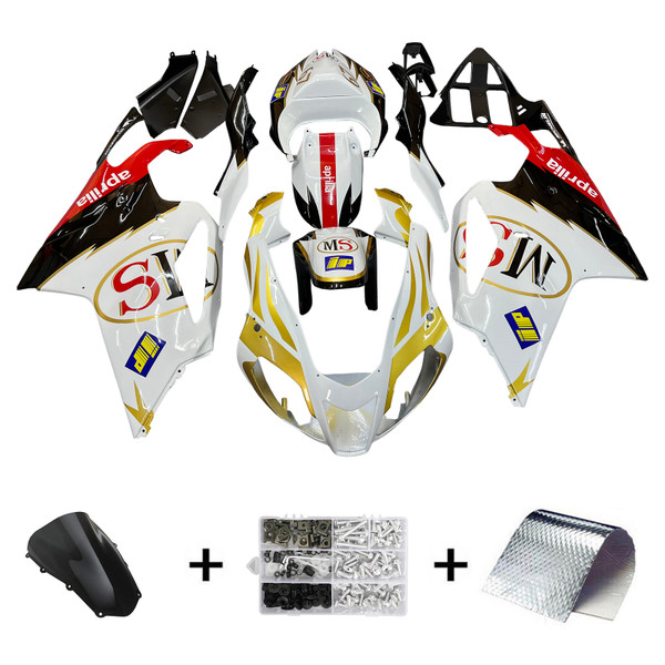 2003-2006 Aprilias RSV1000 Amotopart Injection Fairing Kit Bodywork Plastic  #105 2003-2006 Aprilias RSV1000 Amotopart Injection Fairing Kit Bodywork Plastic  #105
