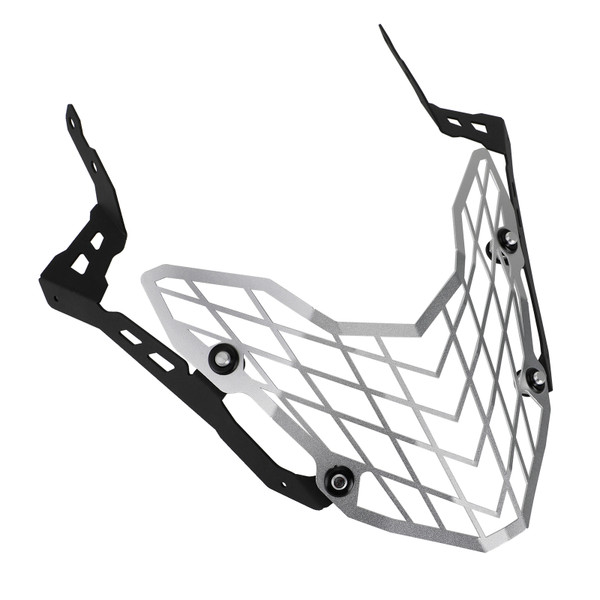 Aluminum Headlight Guard Cover Protector Silver For Honda Cb500X 2019-2020 Aluminum Headlight Guard Cover Protector Silver For Honda Cb500X 2019-2020