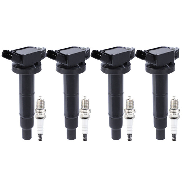 4x Ignition Coil+Spark Plug UF333 UF494 For Toyota Camry 2.4L 2002-2011 4x Ignition Coil+Spark Plug UF333 UF494 For Toyota Camry 2.4L 2002-2011