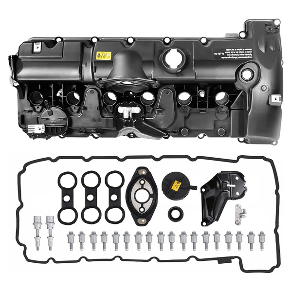 Valve Cover w/ Gasket Bolts 11127552281 For BMW E70 E82 E90 X5 128i 328i 528i Valve Cover w/ Gasket Bolts 11127552281 For BMW E70 E82 E90 X5 128i 328i 528i