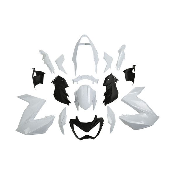 2015-2016 Kawasaki Z250 Z300 Bodywork Fairing Injection Molding Unpainted #160 2015-2016 Kawasaki Z250 Z300 Bodywork Fairing Injection Molding Unpainted #160