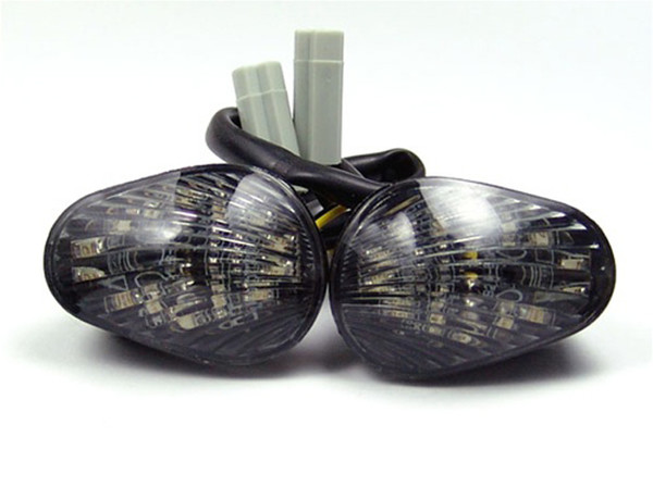 Front Indicators Flush Mount LED Turn Signals Yamaha YZF R6 (2006-2009), Smoke Front Indicators Flush Mount LED Turn Signals Yamaha YZF R6 (2006-2009), Smoke