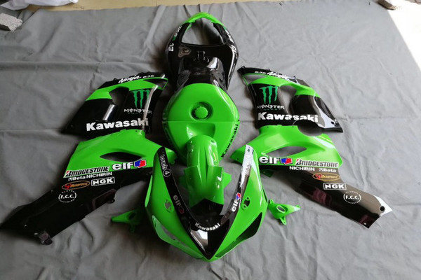 2009-2012 Kawasaki ZX6R 636 Injection Fairing Kit Bodywork Plastic ABS #131 2009-2012 Kawasaki ZX6R 636 Injection Fairing Kit Bodywork Plastic ABS #131