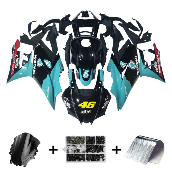 2022-2023 Yamaha YZF-R3 R25 Injection Fairing Kit Bodywork Plastic ABS #107 Amotopart Fairing
