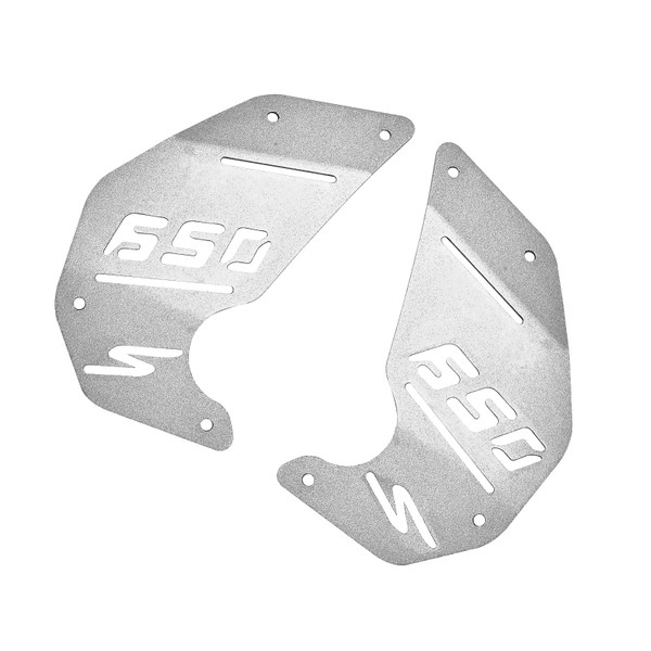 Engine Cover Plate Side Panel Silver For Kawasaki Vulcan S En Vn650 15-22 Cafe Engine Cover Plate Side Panel Silver For Kawasaki Vulcan S En Vn650 15-22 Cafe