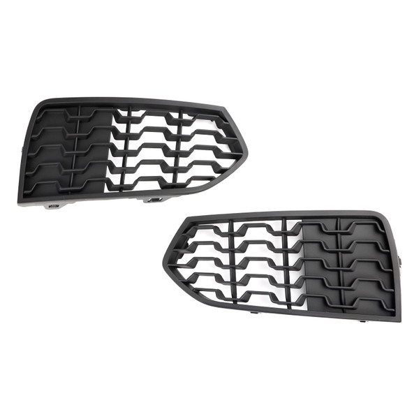 2PCS Front Bumper M Fog Light Grilles Grill Fit BMW F22 F23 2012-2017 2PCS Front Bumper M Fog Light Grilles Grill Fit BMW F22 F23 2012-2017