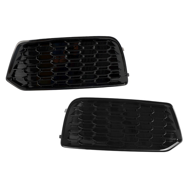 2PCS Front Bumper Cover Grille Grill Bezel Insert Fit Audi Q5 2018-2022 Mesh 2PCS Front Bumper Cover Grille Grill Bezel Insert Fit Audi Q5 2018-2022 Mesh