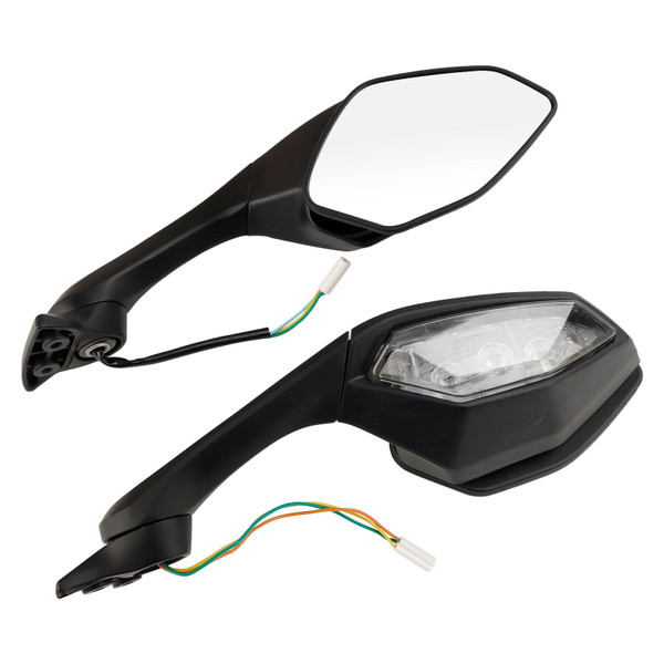 Rear View Mirror with Turn Signals For Yamaha YZF R1 2015-2023 YZF R6 2017-2023 Rear View Mirror with Turn Signals For Yamaha YZF R1 2015-2023 YZF R6 2017-2023