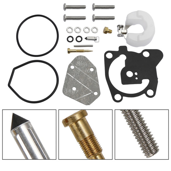 Carburetor Carb Rebuild Kit for Yamaha 40HP 40X M(W/T)HS/L E40X MHL 66T-W0093 Carburetor Carb Rebuild Kit for Yamaha 40HP 40X M(W/T)HS/L E40X MHL 66T-W0093