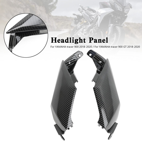 Carbon Cover Headlight Panel Fairing For Yamaha Tracer 900 / GT 2018-2020