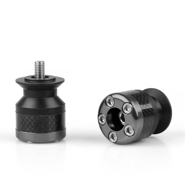 Spools 6MM Carbon Fiber Swingarm Sliders Yamaha, Gunmetal Spools 6MM Carbon Fiber Swingarm Sliders Yamaha, Gunmetal