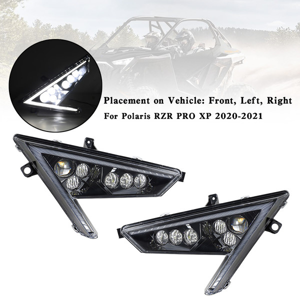 2414538 2414539 Front Signature Lights For Polaris RZR PRO XP 2020-2021 2414538 2414539 Front Signature Lights For Polaris RZR PRO XP 2020-2021