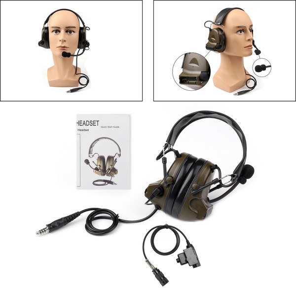 Z Tactical H50 Headset For AN/PRC-152 AN/PRC-148 Radio Handle U329 microphone Z Tactical H50 Headset For AN/PRC-152 AN/PRC-148 Radio Handle U329 microphone