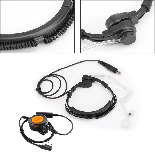 7.1mm Big Plug Tactical Throat Headset For Kenwood TK-208 TK-220 TK-240 TK-248 7.1mm Big Plug Tactical Throat Headset For Kenwood TK-208 TK-220 TK-240 TK-248
