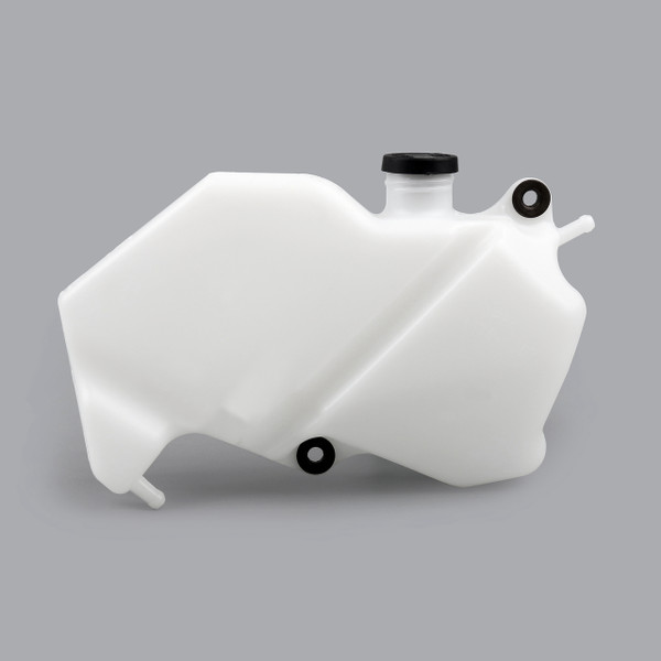 Radiator Coolant Overflow Tank Coolant Reserve Bottle Kawasaki Ninja ZX-6R (09-12), White Radiator Coolant Overflow Tank Coolant Reserve Bottle Kawasaki Ninja ZX-6R (09-12), White