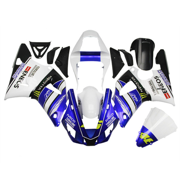 2000-2001 Yamaha YZF 1000 R1 Injection Fairing Kit Bodywork Plastic ABS#123 2000-2001 Yamaha YZF 1000 R1 Injection Fairing Kit Bodywork Plastic ABS#123
