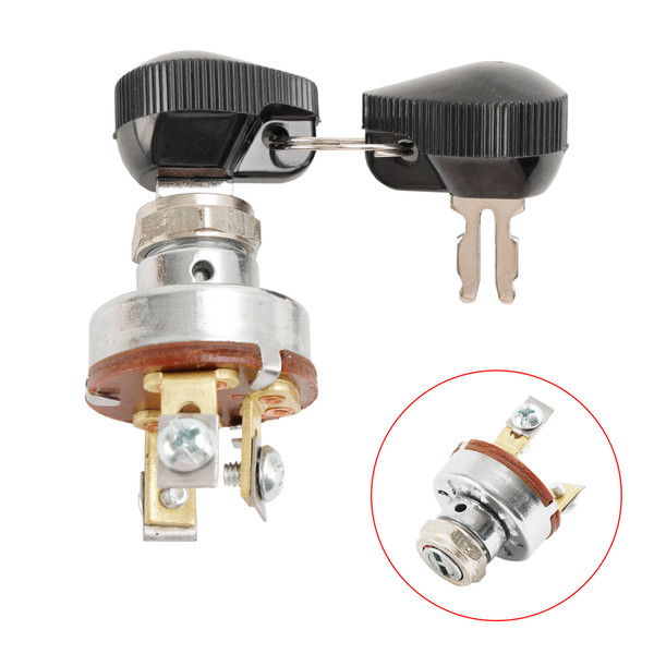 180681M93 Ignition Key Switch For Massey Ferguson Tractor TO20 TO30 TO35 50 65 180681M93 Ignition Key Switch For Massey Ferguson Tractor TO20 TO30 TO35 50 65
