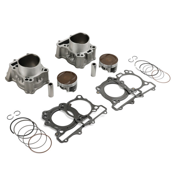 Front Rear Cylinder Barrel Jug Piston Kit for Suzuki V Strom 650 DL650 2012-2023 Front Rear Cylinder Barrel Jug Piston Kit for Suzuki V Strom 650 DL650 2012-2023