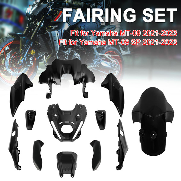Bodywork Fairing Injection Unpainted for Yamaha MT-09 / MT-09 SP 2021-2023 Bodywork Fairing Injection Unpainted for Yamaha MT-09 / MT-09 SP 2021-2023